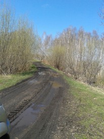 Отсыпка дороги на погост в д.Малиновка