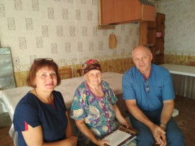 90-летний юбилей жительницы из с.Сухобузимского