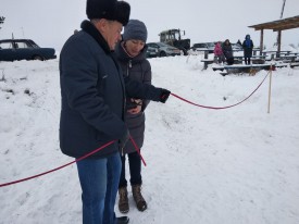 Открытие ледяного катка в Высотино