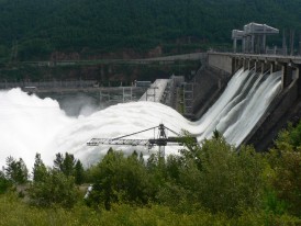 C 9 по 12 июня на Красноярской ГЭС произойдет сброс воды