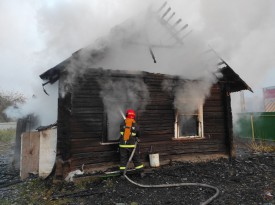 17 октября 2021 года в с. Большой Балчуг Сухобузимского района произошел пожар
